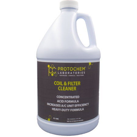 PROTOCHEM LABORATORIES Industrial Acid Coil Cleaner, 1 gal., PK4 PC-109C-1